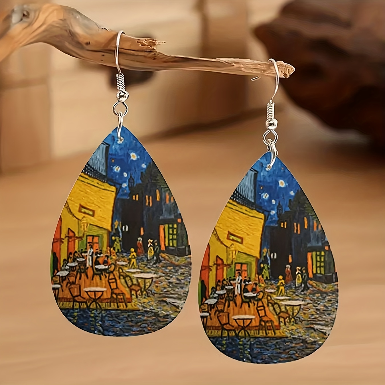 2pc Women's Classic Bohemian Drop Earrings Set